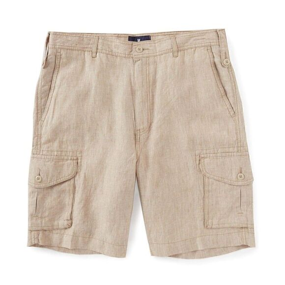 Cremieux Madison Linen Cargo 9" Inseam Mens Shorts size 36 - Picture 1 of 14